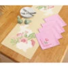 Herrschners Bunny Dreams Table Runner & Napkins Stamped Cross-Stitch Kit