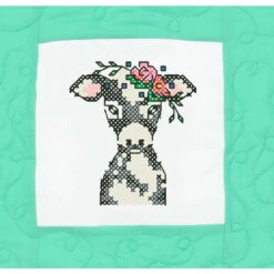 Herrschners Flower Farm Animals Kid's Quilt Blocks Stamped Cross-Stitch 8 Herrschners Flower Farm Animals Kid's Quilt Blocks Stamped Cross-Stitch -Disney || Prym || Clover Shop 050568 3 34388.1693401026