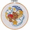 Craftways Teddy Blue On The Moon Hoop Stamped Embroidery Kit -Disney || Prym || Clover Shop 050644 82098.1693401229