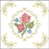 Herrschners Bold Blossoms Quilt Blocks Stamped Cross-Stitch