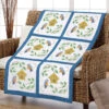 Herrschners Bluebird Cottage Quilt Block Stamped Cross-Stitch -Disney || Prym || Clover Shop 071102 33423.1693403885