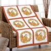 Herrschners Fall Wreath Quilt Blocks Stamped Cross-Stitch -Disney || Prym || Clover Shop 071116 10009.1693403906
