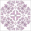 Herrschners Violet Dreams Quilt Blocks Stamped Cross-Stitch 1 Herrschners Violet Dreams Quilt Blocks Stamped Cross-Stitch -Disney || Prym || Clover Shop 071172 23578.1693403975