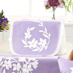 Nob Hill Soft Violet Doily Stamped Embroidery Kit