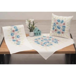 Nob Hill Calming Floral Set Stamped Embroidery