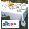 Nob Hill Tiny Folk Flowers Tablecloth Stamped Embroidery -Disney || Prym || Clover Shop 104599P 64444.1693407325