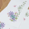 Nob Hill Lavender & Butterflies Table Runner Stamped Embroidery Kit -Disney || Prym || Clover Shop 104626 46162.1693407366