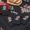 Nob Hill Red Roses On Black Napkins Stamped Cross-Stitch -Disney || Prym || Clover Shop 105028 52072.1693407711