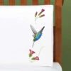 Herrschners Hummingbird Splendor Pillowcase Pair Stamped Embroidery
