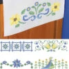 Herrschners Yellow & Blue Beauties Dresser Scarves Stamped Cross-Stitch -Disney || Prym || Clover Shop 111644 33066.1693409863
