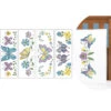 Herrschners Butterfly Showcase Pillowcases Stamped Cross-Stitch