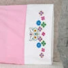 Herrschners Floral Owl Pillowcase Pair Stamped Cross-Stitch