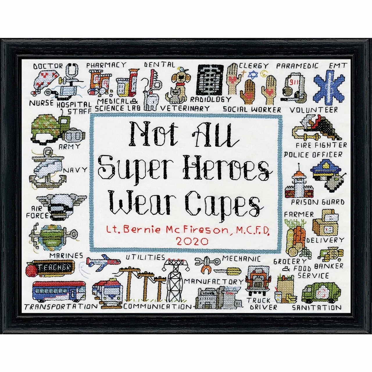 Design Works Super Heroes Stamped Cross-Stitch Kit 3 Design Works Super Heroes Stamped Cross-Stitch Kit