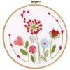 Vervaco Flowers Hoop Stamped Embroidery Kit 1 Vervaco Flowers Hoop Stamped Embroidery Kit -Disney || Prym || Clover Shop 141229 25980.1693414183