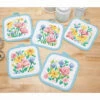 Herrschners Cottage Blooms Pot Holders Stamped Cross-Stitch -Disney || Prym || Clover Shop 141466 76049.1693414566