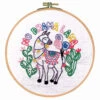 Craftways No Drama Llama Hoop Stamped Embroidery Kit