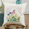 Nob Hill Blue & Yellow Bird Pillow Cover Stamped Embroidery Kit -Disney || Prym || Clover Shop 141868 03195.1693414787