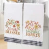 Herrschners Autumn Vibes Towel Pair Stamped Cross-Stitch -Disney || Prym || Clover Shop 141951 48027.1693414947