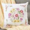 Craftways Vibrant Flowers Pillow Cover Stamped Embroidery Kit -Disney || Prym || Clover Shop 142010 97835.1693415052
