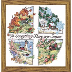Dimensions A Season For Everything Stamped Cross-Stitch Kit