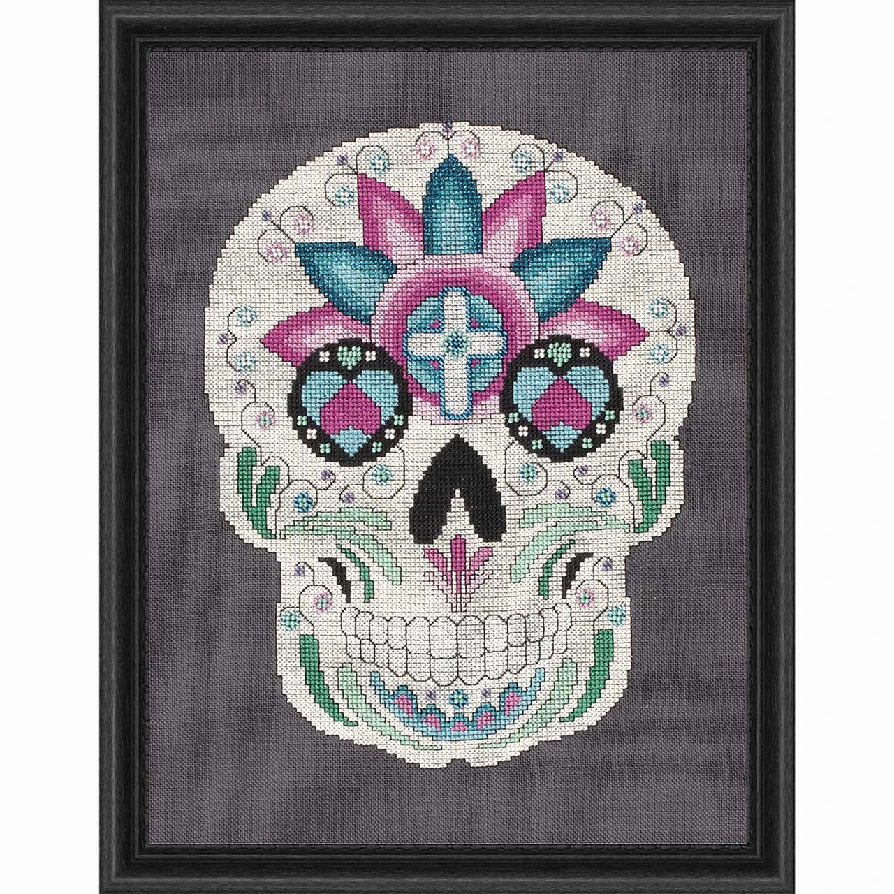 Glendon Place Sugar Skull III Counted Cross-Stitch Chart 3 Glendon Place Sugar Skull III Counted Cross-Stitch Chart