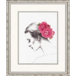 Dimensions Floral Portrait Counted Cross-Stitch Kit