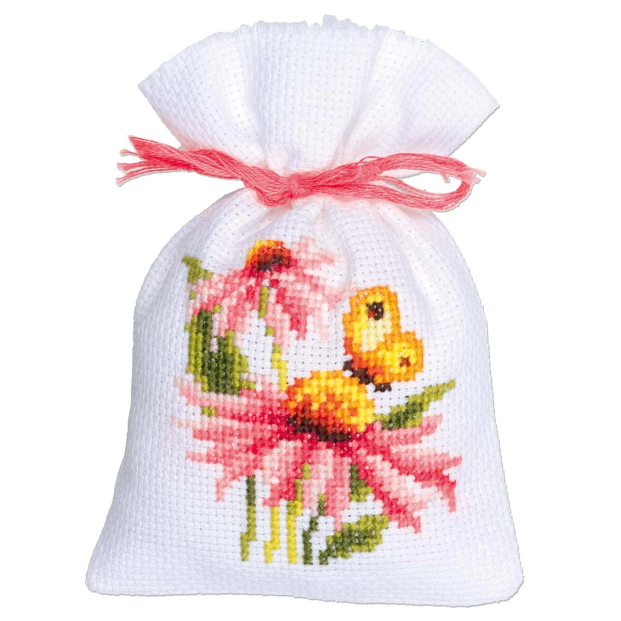 Vervaco Echinacea & Butterflies Bags Counted Cross-Stitch Kit 6 Vervaco Echinacea & Butterflies Bags Counted Cross-Stitch Kit - Image 4