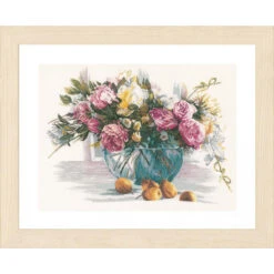 Lanarte Flowers Counted Cross-Stitch Kit