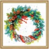 RIOLIS Wreath With Blue Spruce Counted Cross-Stitch Kit -Disney || Prym || Clover Shop 183460 71019.1693420622