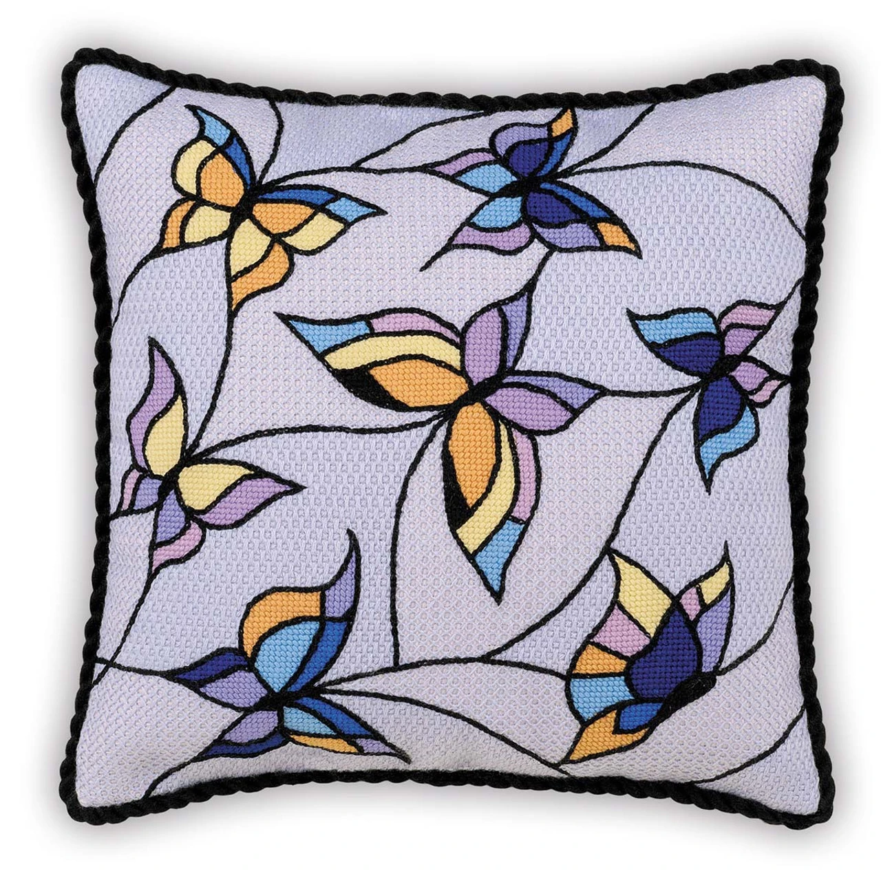 RIOLIS Stained Glass Butterflies Counted Cross-Stitch Kit 3 RIOLIS Stained Glass Butterflies Counted Cross-Stitch Kit