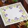Eva Rosenstand Crocus Table Topper Counted Cross-Stitch Kit