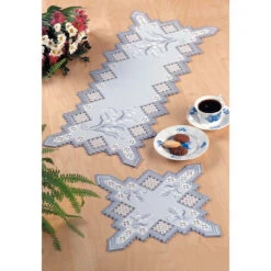 Permin Lily Table Runner Hardanger Kit -Disney || Prym || Clover Shop 185707 2 56377.1693422708