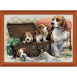 RIOLIS Canine Family Counted Cross-Stitch Kit