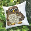 Permin The Owl Family Pillow Counted Cross-Stitch Kit -Disney || Prym || Clover Shop 186323 17711.1693423210