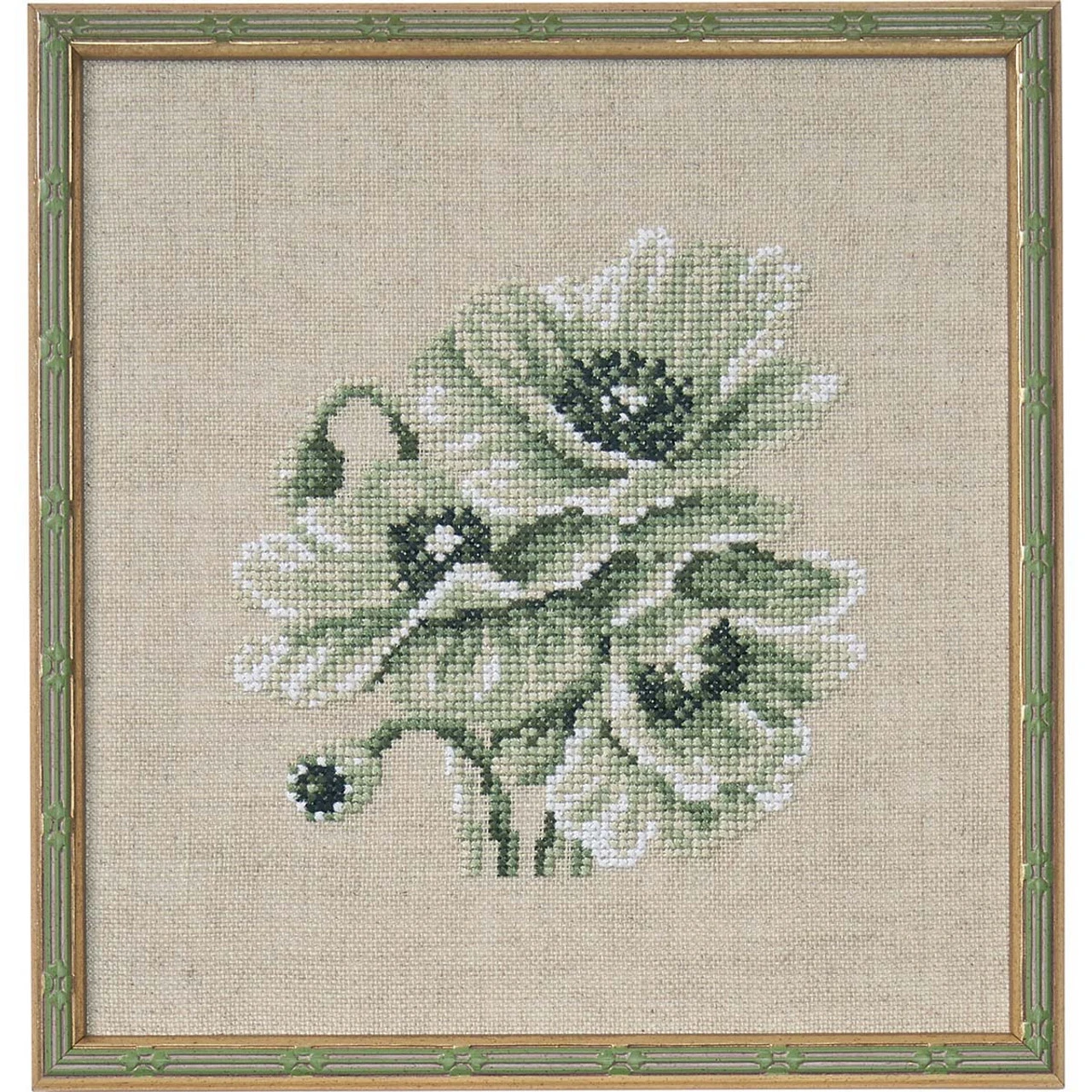 Permin Poppies On Linen Counted Cross-Stitch Kit 3 Permin Poppies On Linen Counted Cross-Stitch Kit