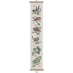 Permin Garden Birds Bell Pull Counted Cross-Stitch Kit