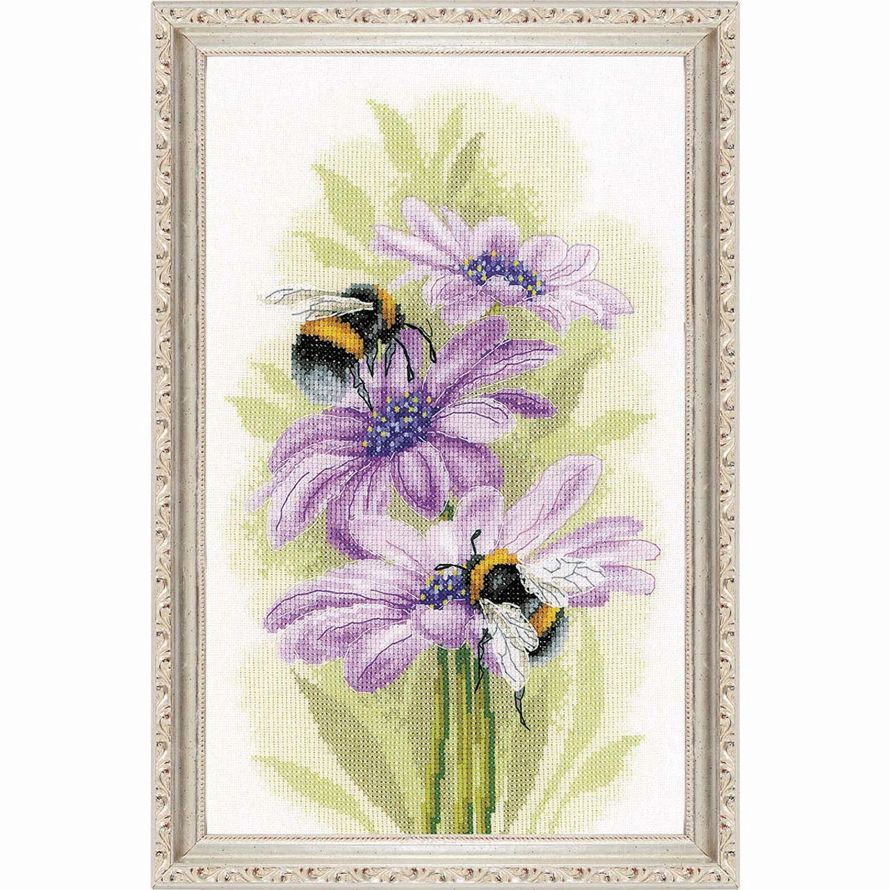 LanArte Dancing Bees Counted Cross-Stitch Kit 3 LanArte Dancing Bees Counted Cross-Stitch Kit