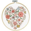 Design Works Floral Heart Hoop Counted Cross-Stitch Kit -Disney || Prym || Clover Shop 188473 89378.1693425359