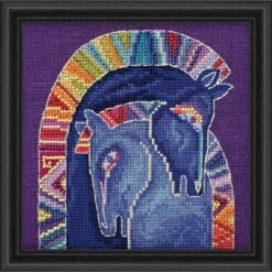 Wichelt Imports, Inc. Embracing Horses Counted Cross-Stitch Kit