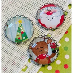 My Big Toe Designs Christmas Whimsy Needle Minder Set Accessory