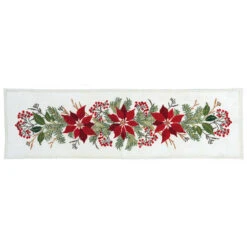Eva Rosenstand Red Berries Table Runner Counted Cross-Stitch Kit