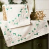 Nob Hill Elegant Poinsettia Table Topper & Runner Stamped Embroidery -Disney || Prym || Clover Shop 530694 88877.1693461633
