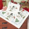 Herrschners Hello Winter Table Topper & Runner Stamped Cross-Stitch -Disney || Prym || Clover Shop 530786 35879.1693461791