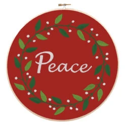 Herrschners Winter Wreaths Hoops Stamped Embroidery Kit -Disney || Prym || Clover Shop 540278 3 44817.1693462907