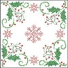Herrschners Winter Holly Quilt Block Stamped Cross-Stitch 2 Herrschners Winter Holly Quilt Block Stamped Cross-Stitch -Disney || Prym || Clover Shop 540632 65626.1693463076