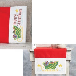 Herrschners Holiday Rush Set Stamped Cross-Stitch