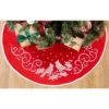 Herrschners Red Fabric Tree Skirt Stamped Cross-Stitch -Disney || Prym || Clover Shop 540859 35115.1693463516