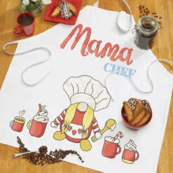 Herrschners Mama Chef Apron Stamped Cross-Stitch