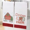Herrschners Christmas At The Farm Towel Pair Stamped Cross-Stitch 2 Herrschners Christmas At The Farm Towel Pair Stamped Cross-Stitch -Disney || Prym || Clover Shop 541260 49834.1693463723