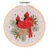 Craftways Two Cardinals Hoop Stamped Embroidery Kit -Disney || Prym || Clover Shop 541272 49759.1693463746